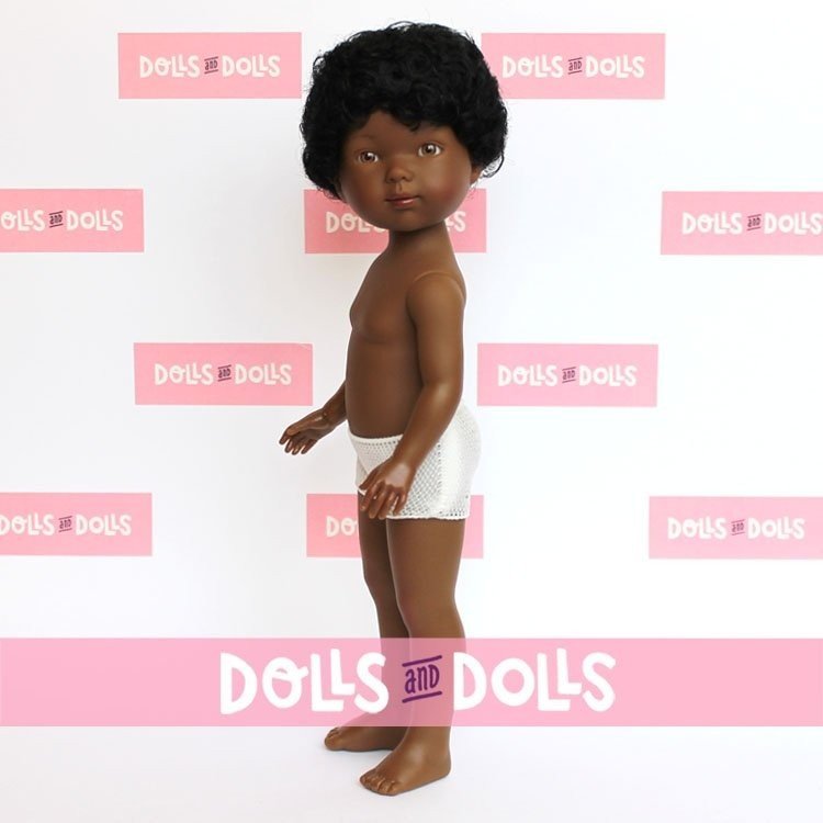 Bambola Vestida de Azul 28 cm - Los amigos de Carlota - Omar capelli neri afroamericani senza vestiti