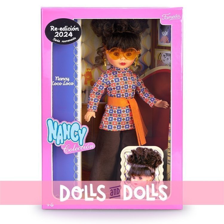 Bambola da collezione Nancy 41 cm - Nancy Collezione - Nancy Loco Loco - Riedizione 2024