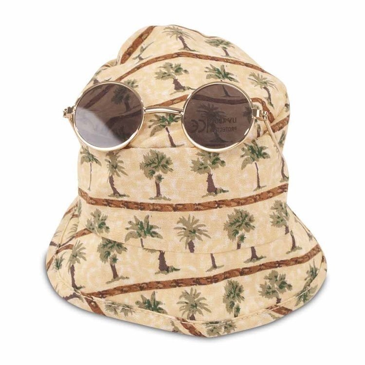Complementi per bambola Götz 36 cm - Hat and glasses set Palm