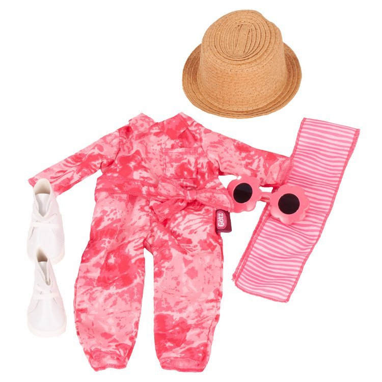 Vestito per bambola Götz 36 cm - All Pink Kombi