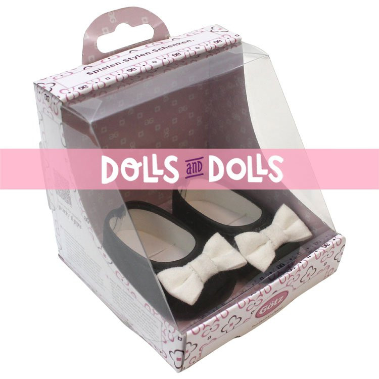 Complementi per bambola Götz 45-50 cm - Ballerine con fiocco