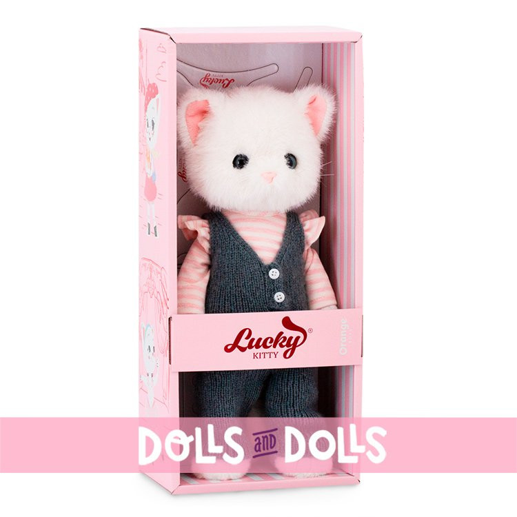 Bambola Lucky Kitty 38 cm - Winter Chic