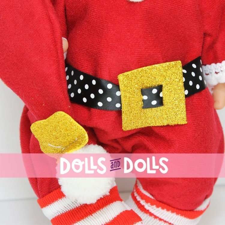 Bambola Marina & Pau 26 cm - Nenotes Christmas Edition - Babbo Natale