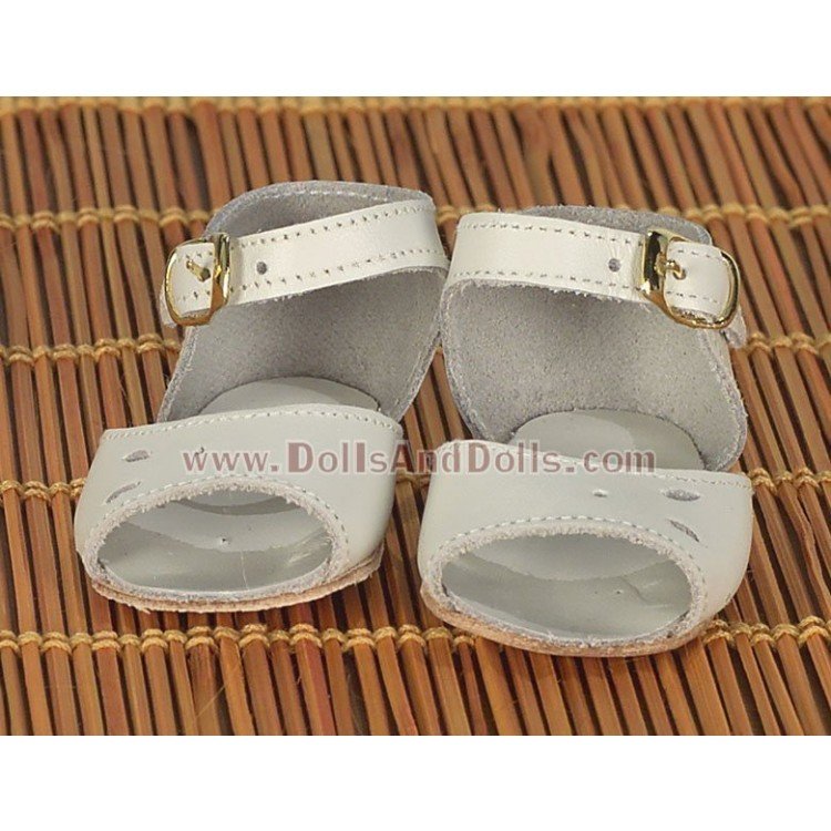 Sandalias piel beige