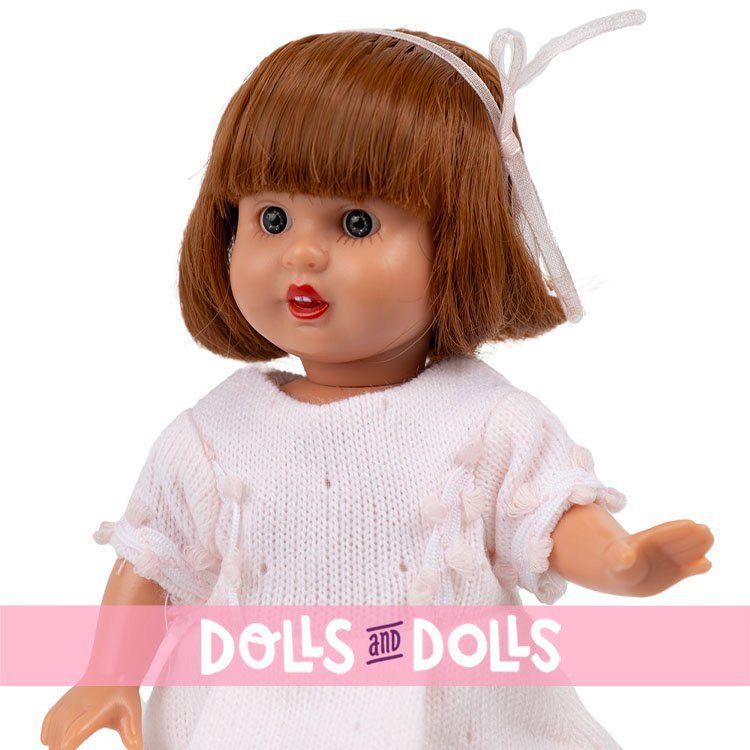 Mini bambola Mariquita Pérez 21 cm - Abito in maglia rosa
