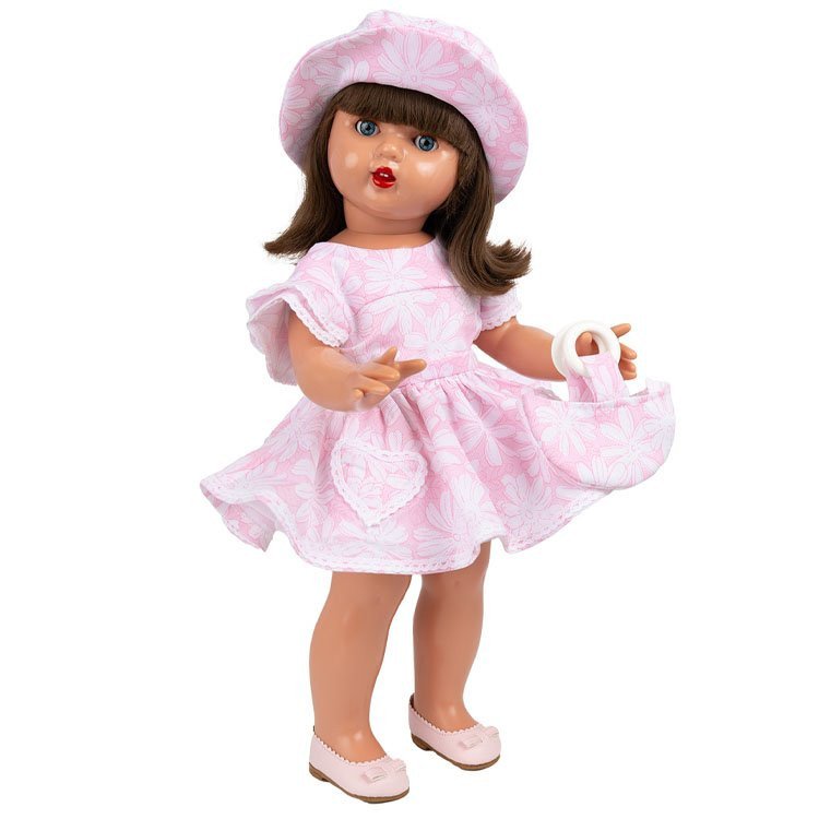 Bambola Mariquita Pérez 50 cm - Abito floreale rosa