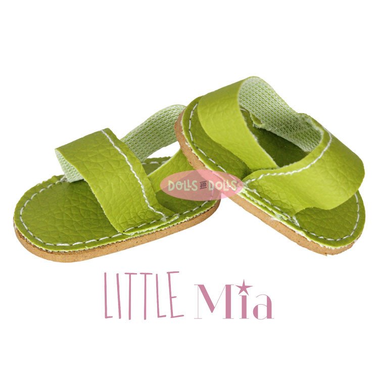 Accessori per bambola Nines d'Onil 23 cm - Little Mia - Sandali verdi