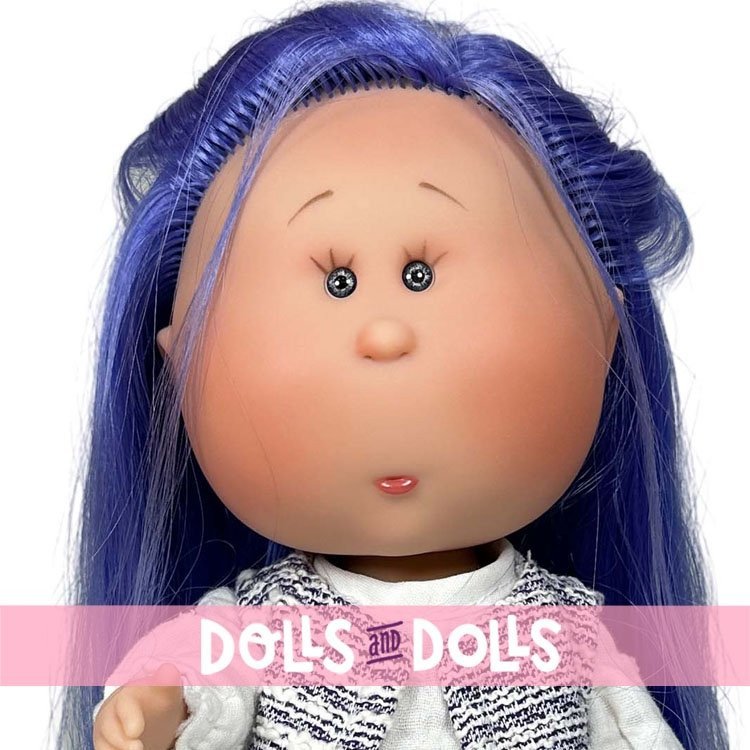 Bambola Nines d'Onil 30 cm - Mia Blu con mascotte