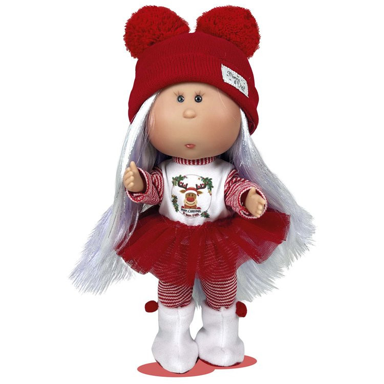 Bambola Nines d'Onil 30 cm - Mia Xmas con tulle
