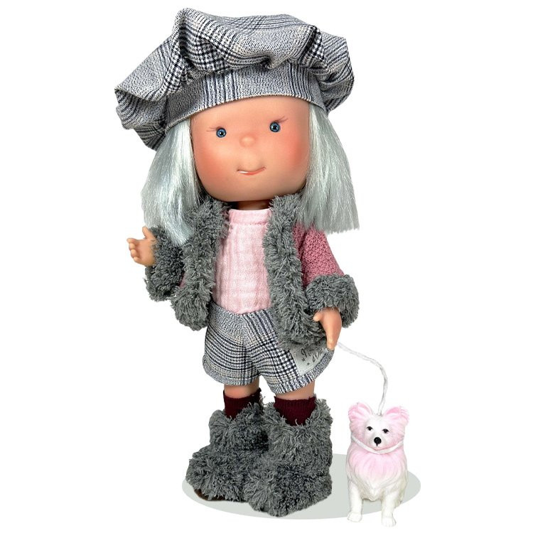 Bambola Nines d'Onil 30 cm - Pippa Studentessa con mascotte