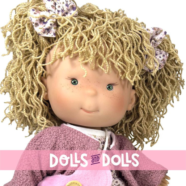 Bambola Nines d'Onil 30 cm - Pippa con capelli biondi lanosi