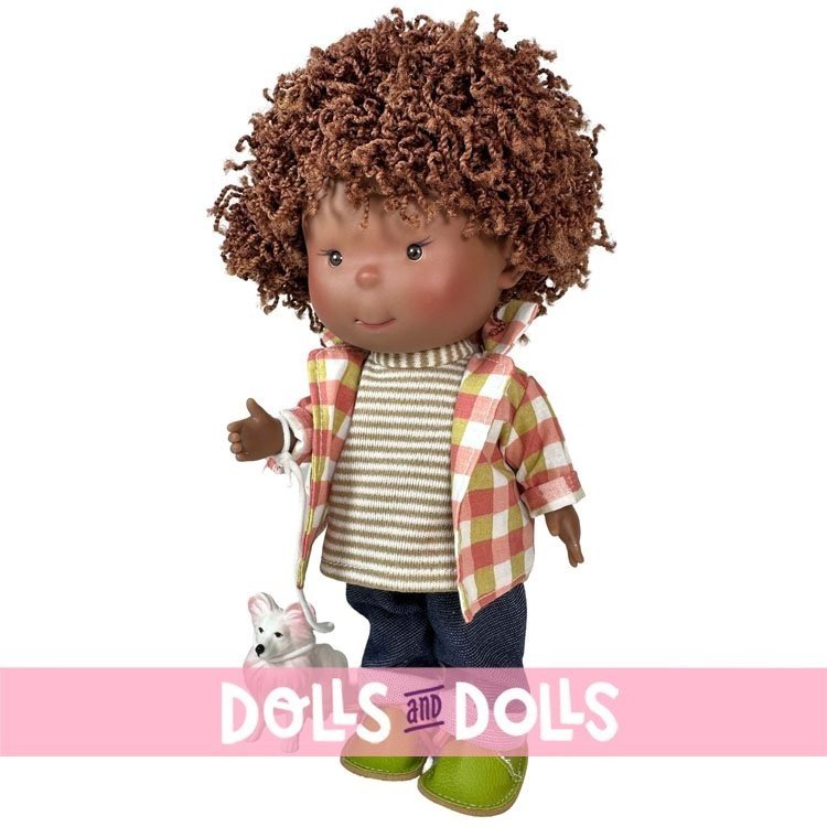 Bambolo Nines d'Onil 30 cm - Pippo con abbigliamento casual e mascotte