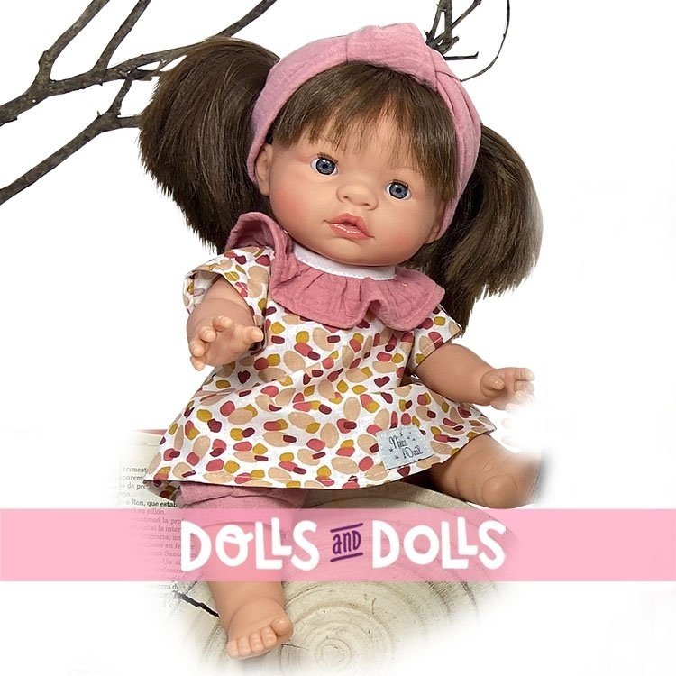 Bambola Nines d'Onil 30 cm - Joy ragazza bruna con le trecce