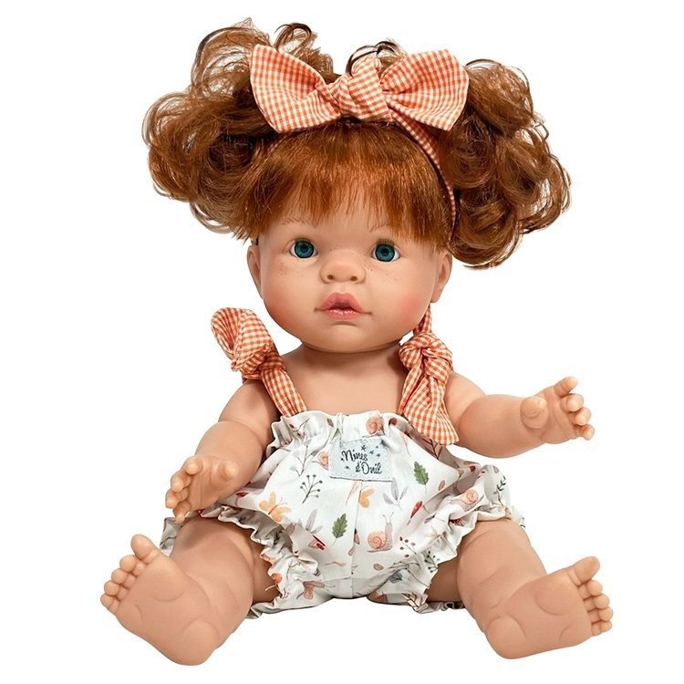 Bambola Nines d'Onil 30 cm - Joy ragazza dai capelli rossi con le trecce