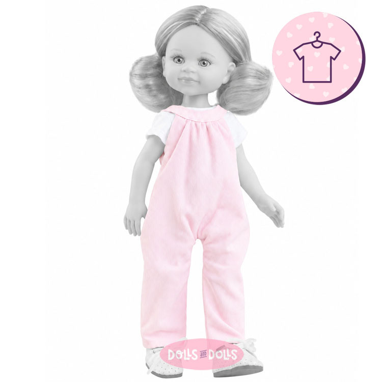 Completo per bambola Paola Reina 32 cm - Las Amigas - Cleo - Tutina rosa