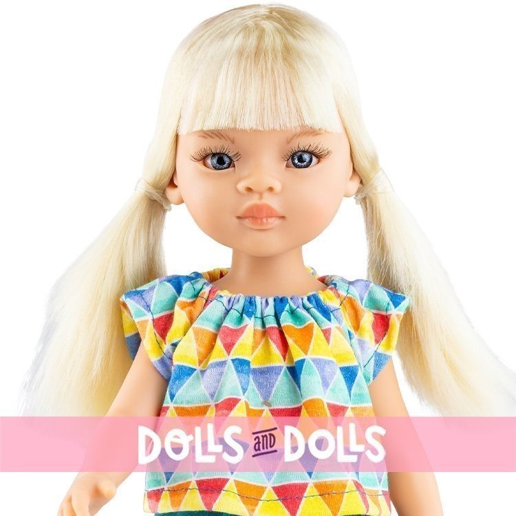 Bambola Paola Reina 32 cm - Las Amigas - Virgi con maglietta a triangolo