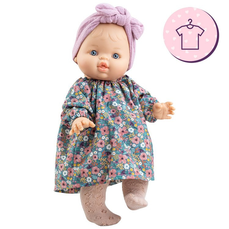 Completo per bambola Paola Reina 34 cm - Gordis - Raky - Vestito a fiori multicolori