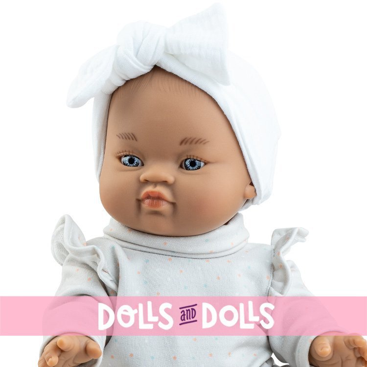 Bambola Paola Reina 34 cm - Gordis - Olga con un vestito bianco maculato