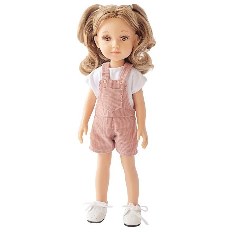 Bambola Reina del Norte 32 cm - Elina in tuta di jeans rosa