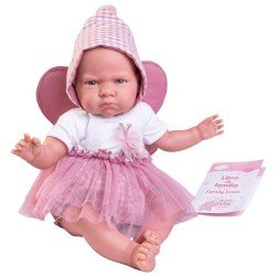 Bambola Antonio Juan 52 cm - "Mi primer Reborn" Berta con ali di farfalla