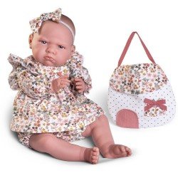 Bambola Antonio Juan 52 cm - "Mi primer Reborn" Berta con borsa casetta