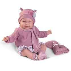 Bambola Antonio Juan 52 cm - "Mi primer Reborn" Martina con coperta