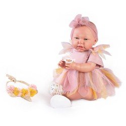 Bambola Antonio Juan 52 cm - "Mi primer Reborn" Fata Daniela con fascia per te