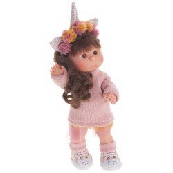 Bambola Antonio Juan 38 cm - Iris con fascia unicorno per te