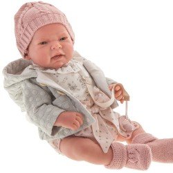 Bambola Antonio Juan 40 cm - Lea con giacca verde Reborn serie limitata