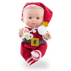 Bambola Marina & Pau 26 cm - Edizione Natale Nenotes - Babbo Natale