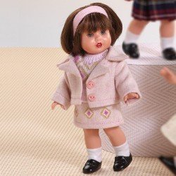 Mini bambola Mariquita Pérez 21 cm - Set invernale rosa