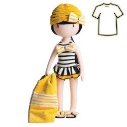 Completo per bambola Paola Reina 32 cm - Gorjuss de Santoro - Beach Belle