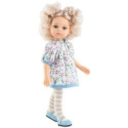 Bambola Paola Reina 32 cm - Las Amigas - Mari Pili in un abito a fiori