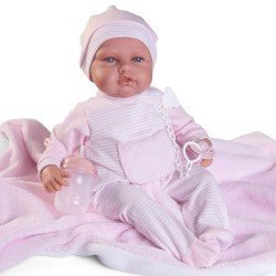Bambola Antonio Juan 50 cm - BabyDoo Palabritas con coperta