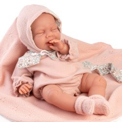 Bambola Antonio Juan 34 cm - Lluna con cappuccio