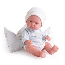Bambola Antonio Juan 26 cm - Coppia bambino Pitu con cuscino