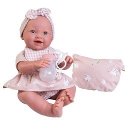 Bambola Antonio Juan 42 cm - La neonata Mia fa la pipì con il sacchetto del water