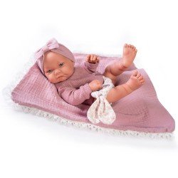 Bambola Antonio Juan 42 cm - Nica neonata con massaggiagengive e coperta
