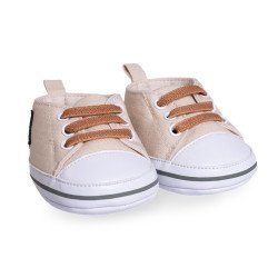 Accessori per bambola Antonio Juan 40-52 cm - Scarpe da ginnastica beige con stella verde