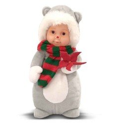 Bambola Anne Geddes 23 cm - Natale - Cucciolo di orsetto polare