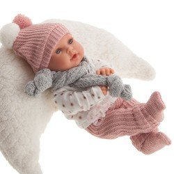 Bambola Antonio Juan 27 cm - Kika con cuscino luna