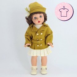 Completo per bambola Mariquita Pérez 50 cm - Completo giacca ocra