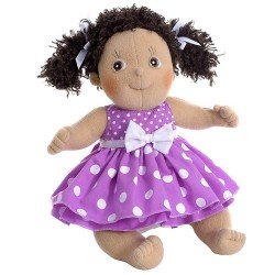 Rubens Barn bambola 36 cm - Rubens Kids - Clara con vestito viola