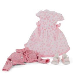 Vestito per bambola Götz 45-50 cm - Combinazione di amore rosa