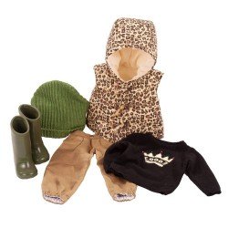 Vestito per bambola Götz 45-50 cm - Combinazione di umore tigre