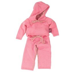 Vestito per bambola Götz 45-50 cm - Combinazione di strisce rosa
