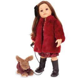 Bambola Götz 50 cm - Hannah and her dog - Jubilee Collection