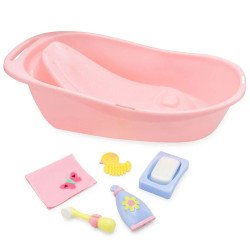 Accessori per bambole JC Toys - Vaschetta da bagno con 5 accessori