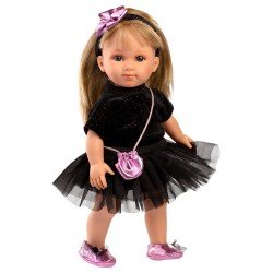 Bambola Llorens 35 cm - Elena in abito nero