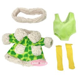 Vestiti per bambole Nines d'Onil 30 cm - Pippa - Abito invernale verde